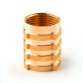 Custom All Sizes Wholesale Copper Insert M2.5 M5 M12 Brass Insert Nut Threaded Brass Nut